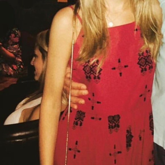 Illa Illa Maroon  Aztec Romper Spaghetti straps - Picture 2 of 4